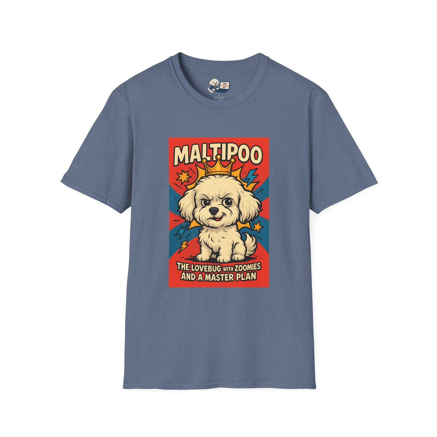 Maltipoo Lovebug Unisex Softstyle T-Shirt – Perfect Gift for Dog Lovers!