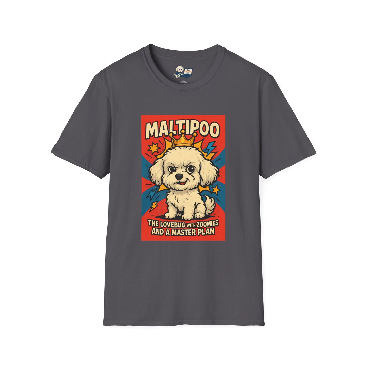 Maltipoo Lovebug Unisex Softstyle T-Shirt – Perfect Gift for Dog Lovers!