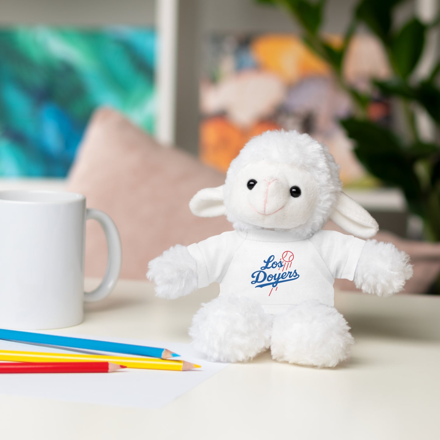 Los Doyers Plush Toy with Tee - Perfect Gift for Sports Fans & Kids