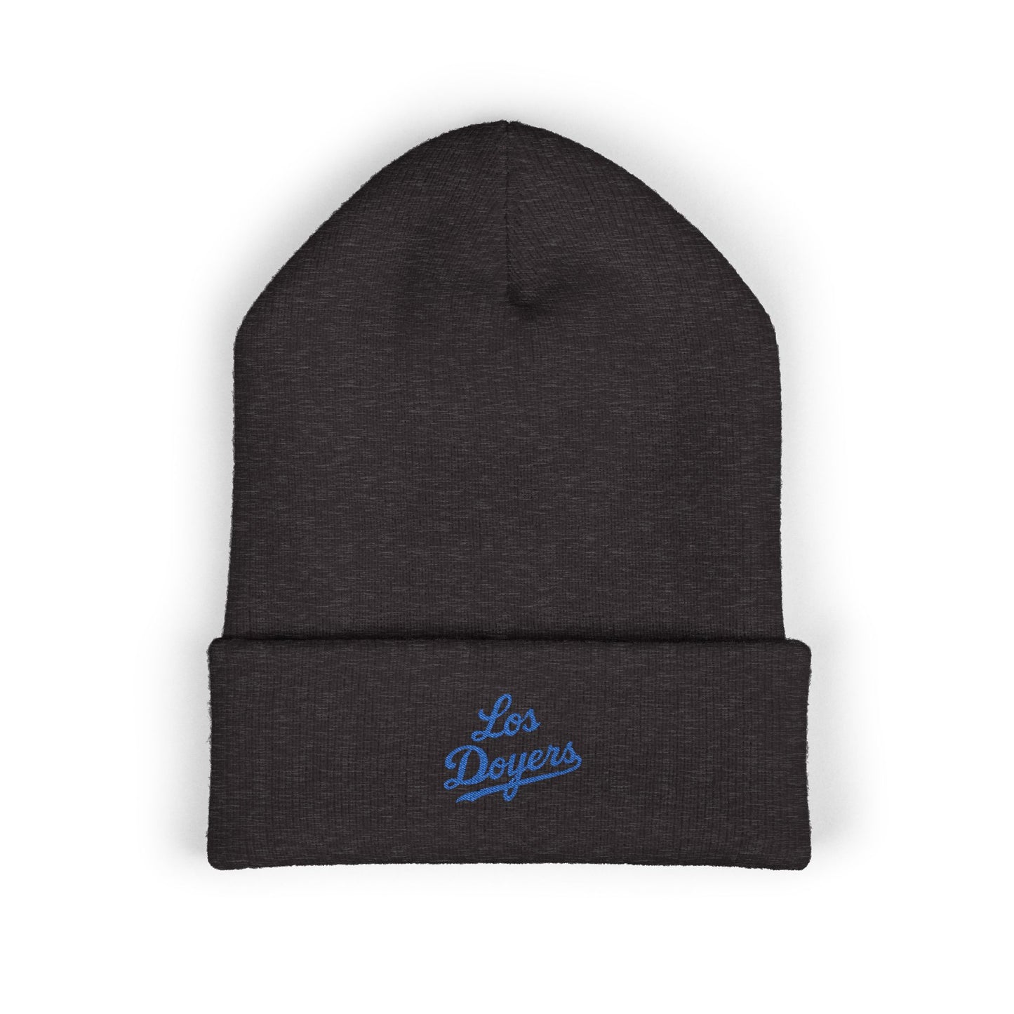 Classic Cuffed Beanie with Los Doyers Embroidery - Cozy Winter Accessory for Fans