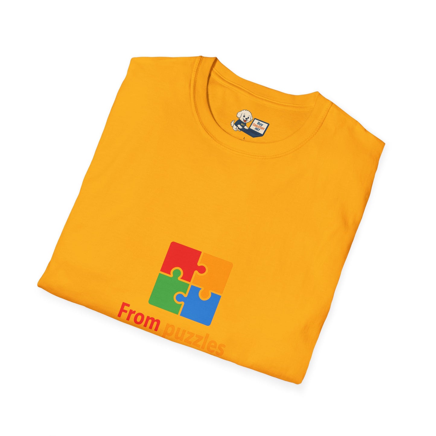 Autism Awareness - "From Puzzles to Possibilities" -  Unisex Softstyle T-Shirt (Various Colors)
