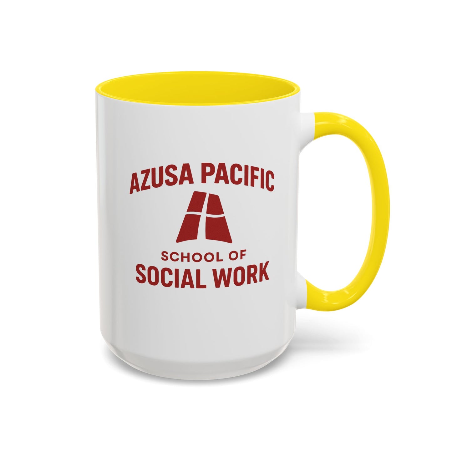 Azusa Pacific University - School of Social Work -Accent Mug - 15oz