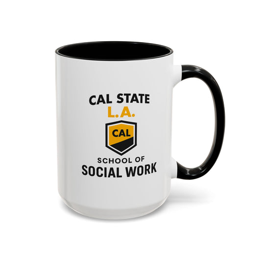 Cal State L.A. - School of Social Work -Accent Mug - 15oz