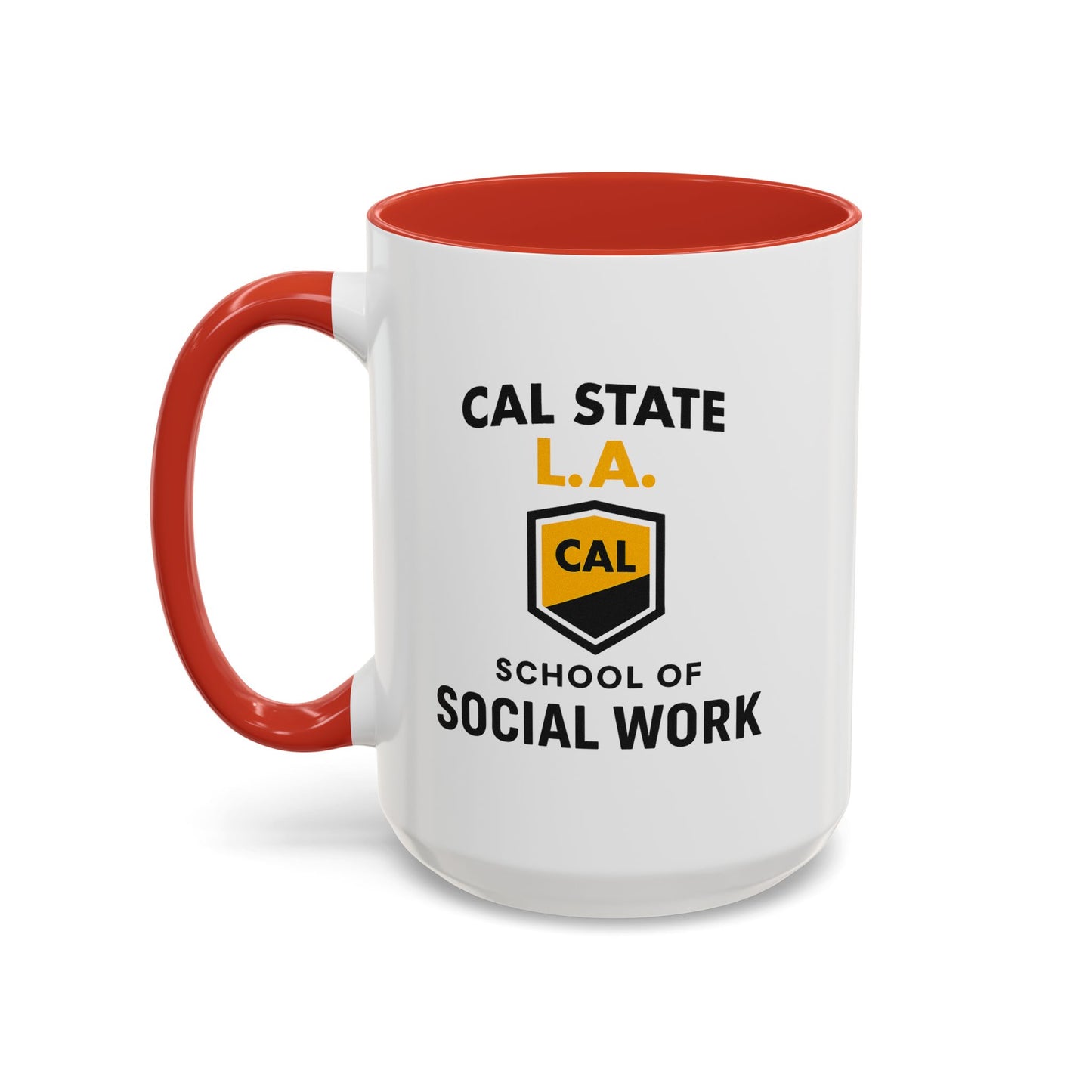 CSULA. - School of Social Work -Accent Mug - 15oz