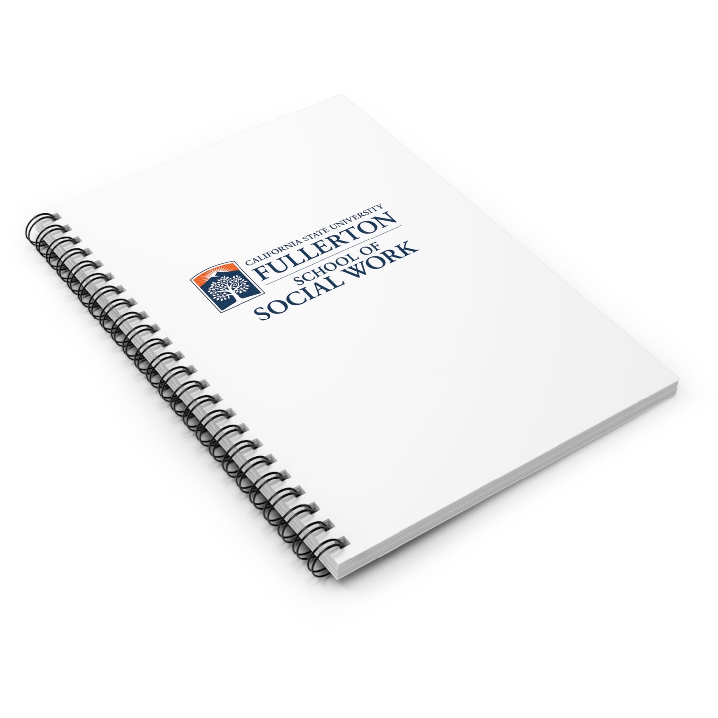 Fullerton School of Social Work Spiral Notebook - Perfect for Students & Professionals