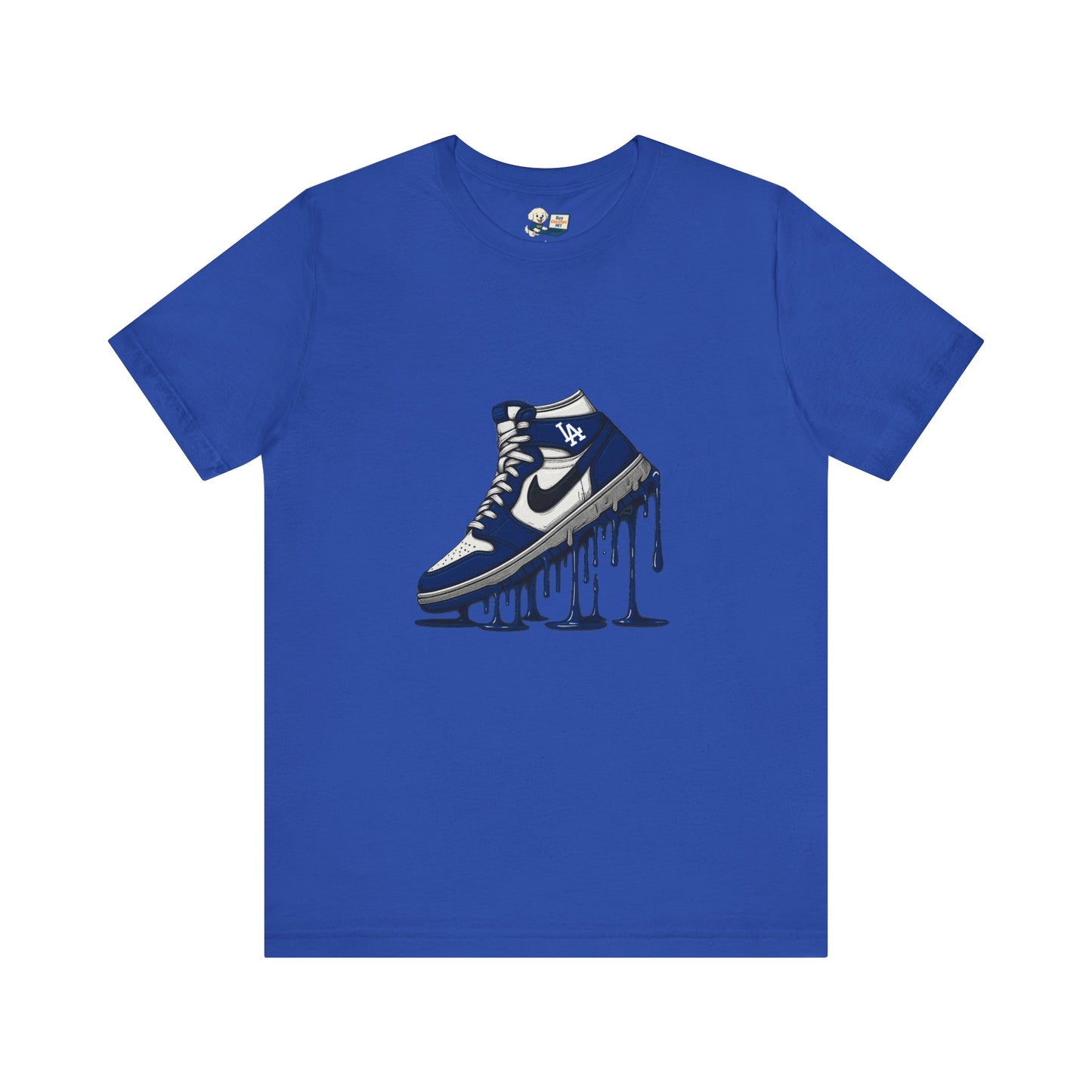 Dodgers "They Not Like Us" -Dripping Sneakers Unisex Tee - Original Design