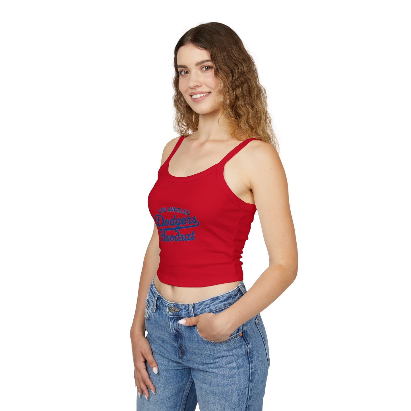 Dodgers Hoodrat Women's Spaghetti Strap Tank Top