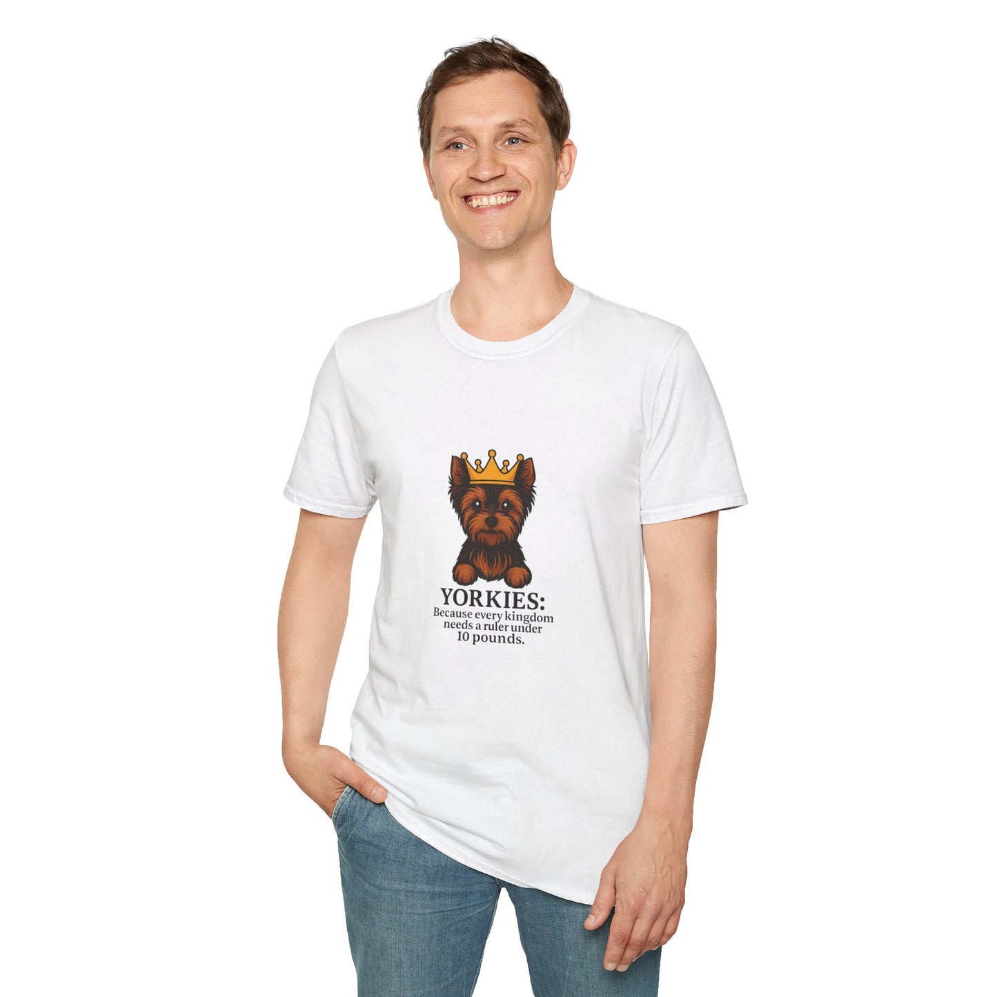 Yorkie Unisex Softstyle T-Shirt – Perfect Gift for Dog Lovers!