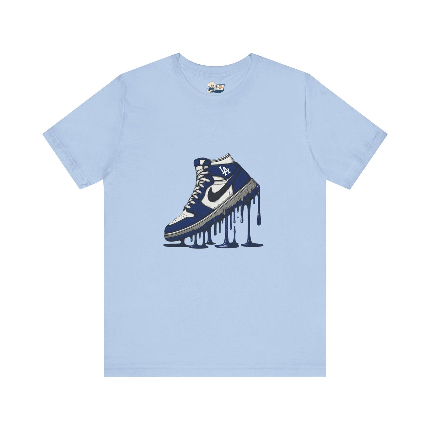 Dodgers "They Not Like Us" -Dripping Sneakers Unisex Tee - Original Design