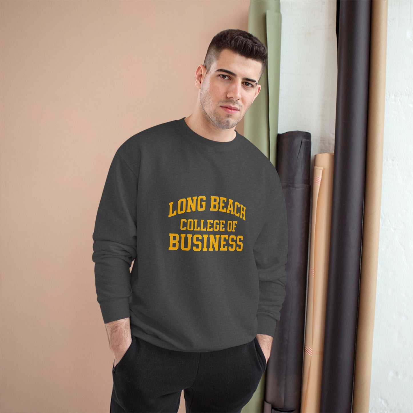 Long Beach College of Business Champion Sweatshirt - Comfortable & Stylish Crewneck for Students & Alumni