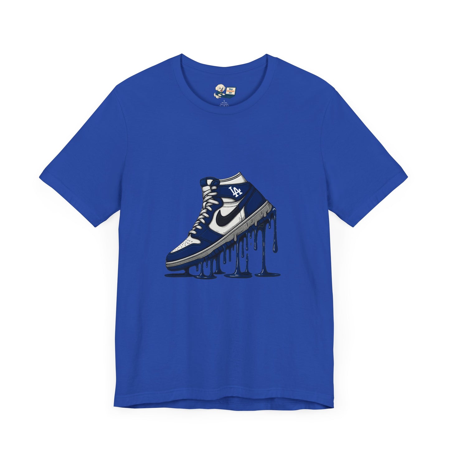 Dodgers "They Not Like Us" -Dripping Sneakers Unisex Tee - Original Design