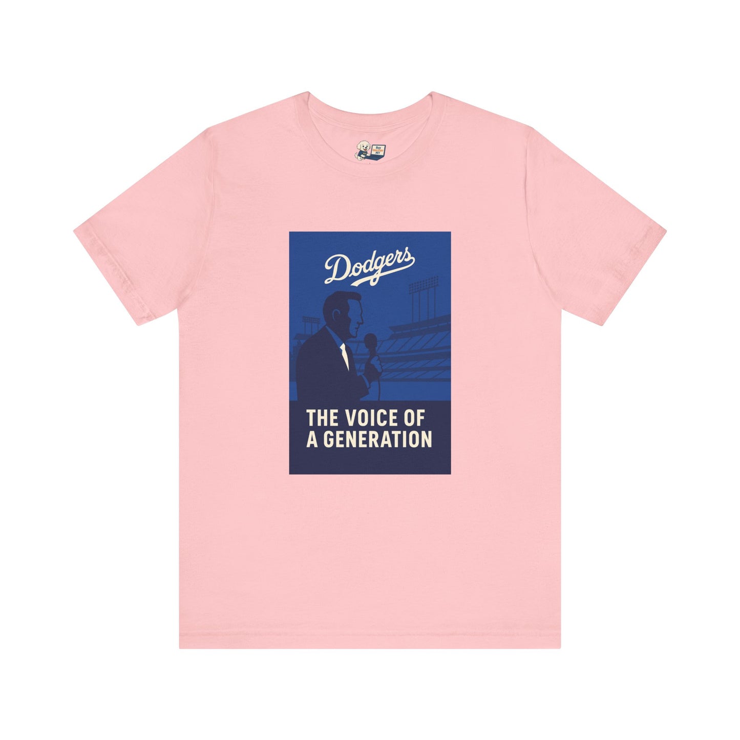 Dodgers Vin Scully "The Voice Of A Generation"  Tee - Unisex Jersey Short Sleeve