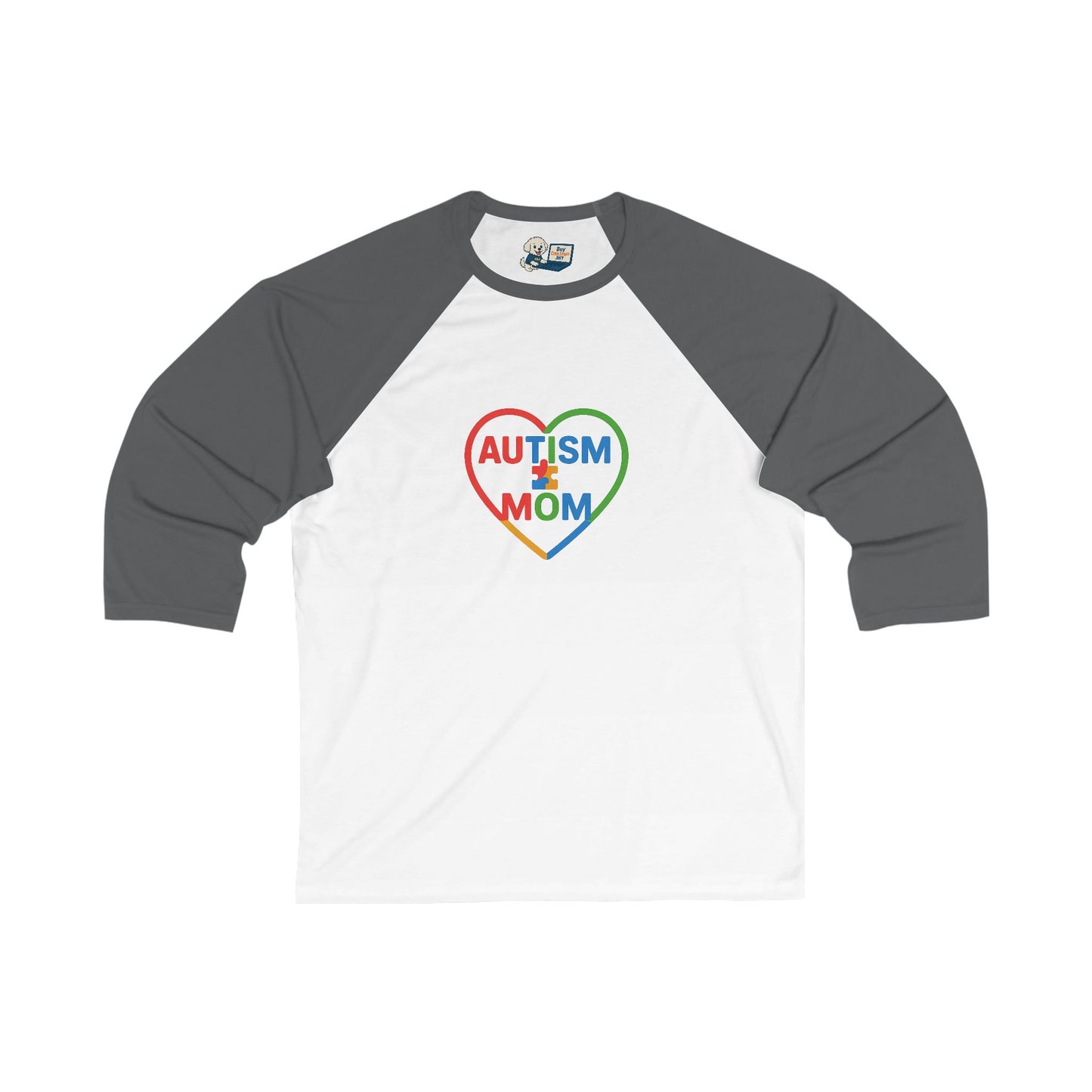 Autism Awareness - Autism Mom Unisex 3/4 Sleeve Baseball Tee