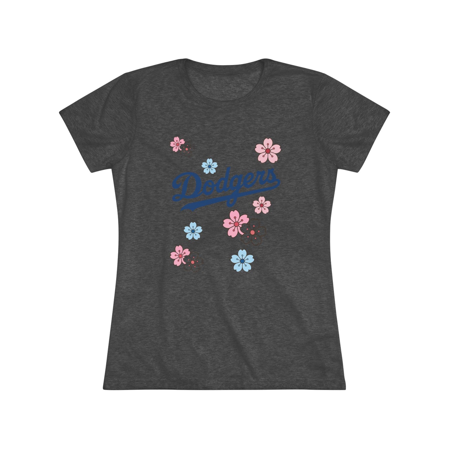 Stylish Women's Dodgers Cherry Blossom Tee - Look Cute and Bring the Flower Power!