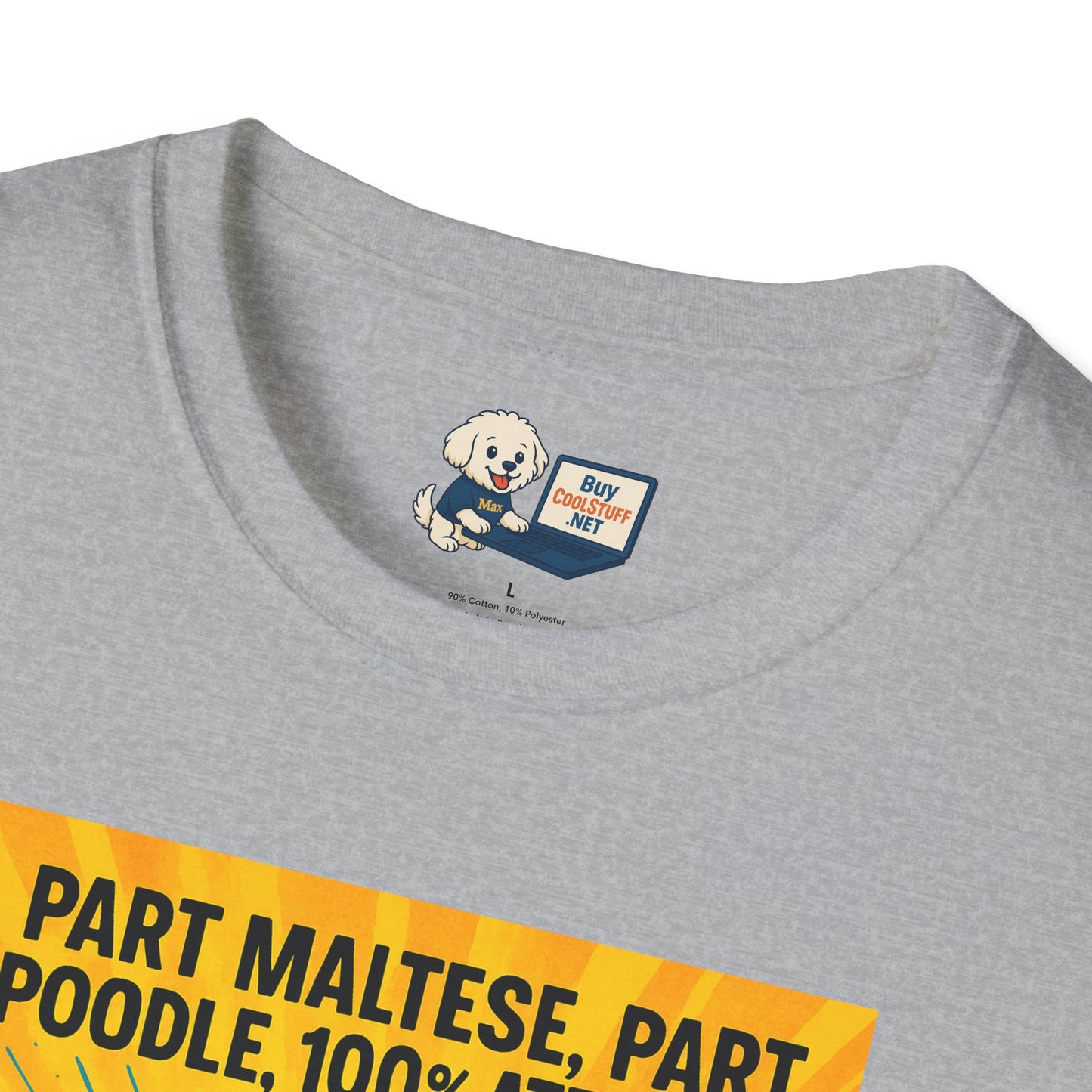 Maltipoo "Superhero" Unisex Softstyle T-Shirt – Perfect Gift for Dog Lovers!