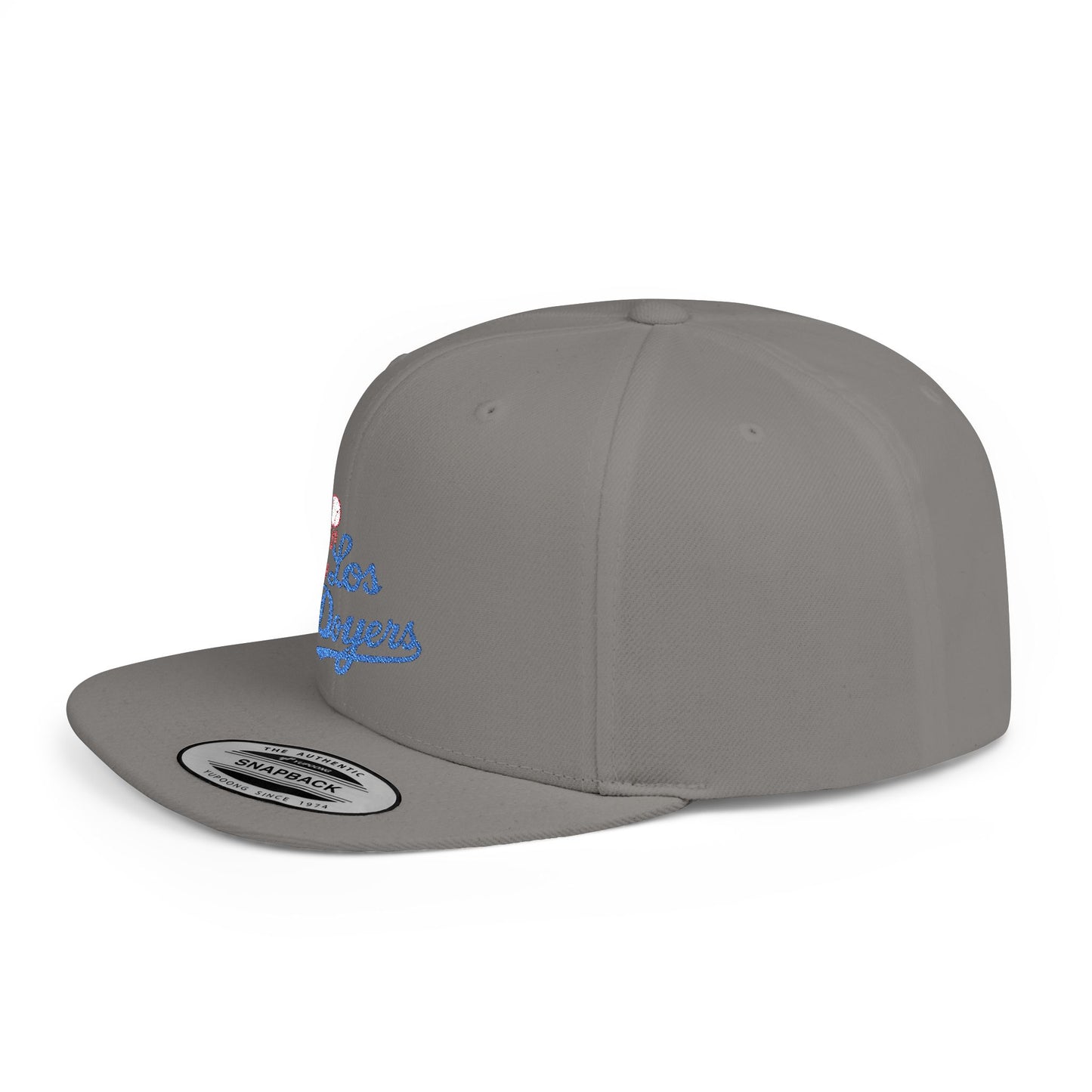Los Doyers Embroidery Stylish Flat Bill Snapback Cap
