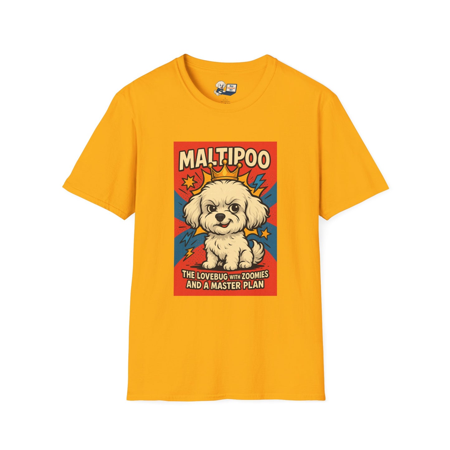 Maltipoo Lovebug Unisex Softstyle T-Shirt – Perfect Gift for Dog Lovers!