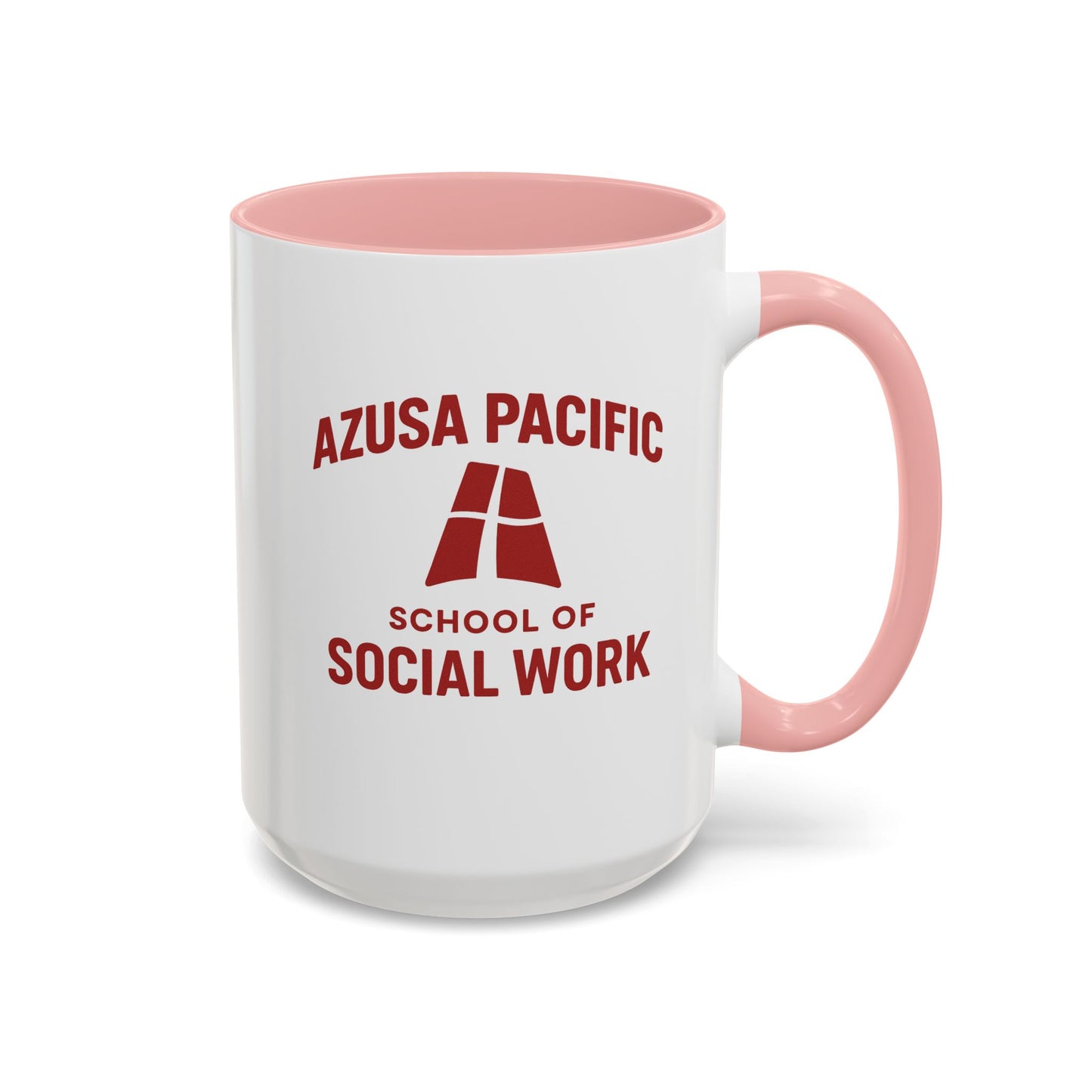 Azusa Pacific University - School of Social Work -Accent Mug - 15oz