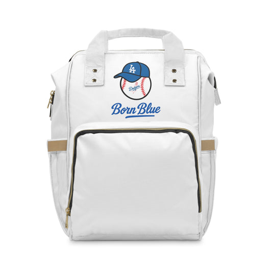 Dodgers Diaper Backpack - 'Born Blue' Baseball Design for Babies