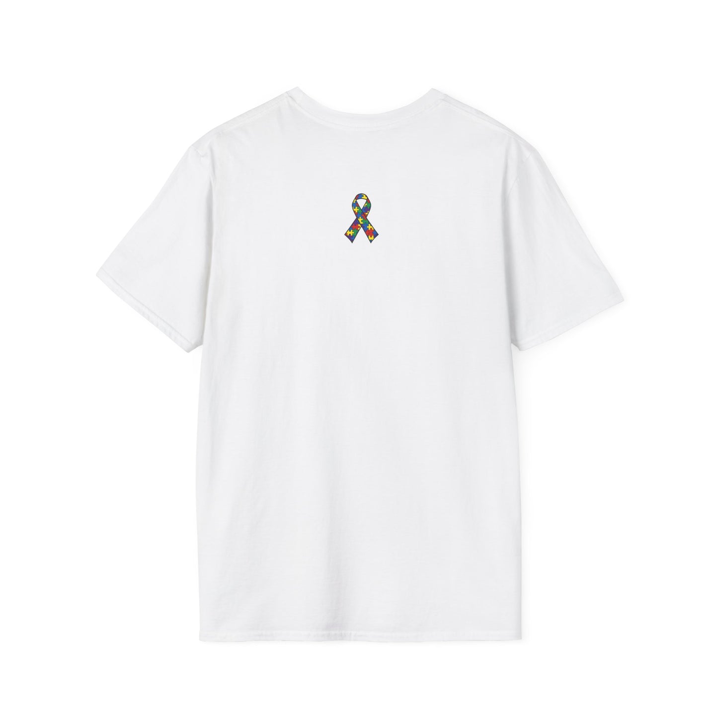 Autism Awareness - "Rainbow Infinity" -  Unisex Softstyle T-Shirt (Various Colors)