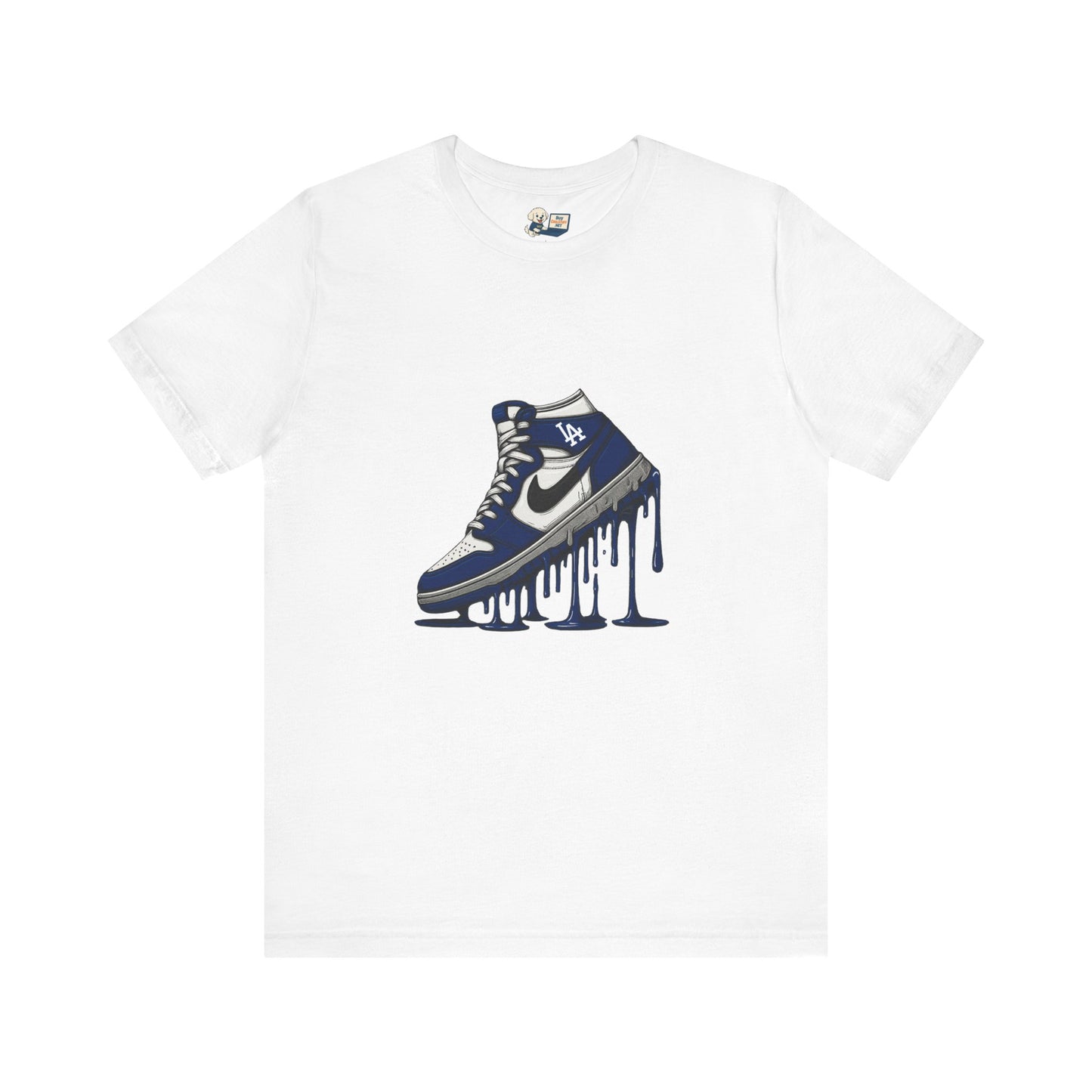 Dodgers "They Not Like Us" -Dripping Sneakers Unisex Tee - Original Design