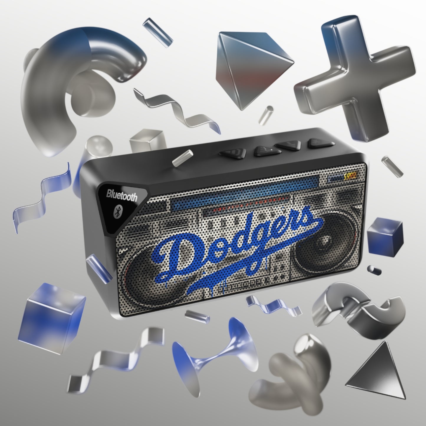 Dodgers 1980's Boom Box Bluetooth Speaker