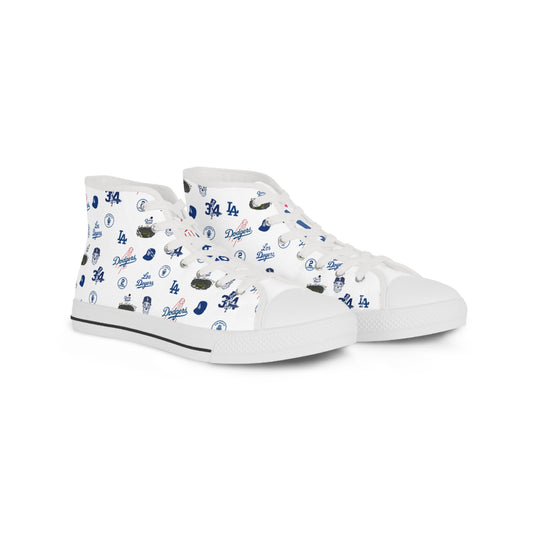 Dodgers "Multi Logo Kicks" Men's High Top Sneakers - Original Design