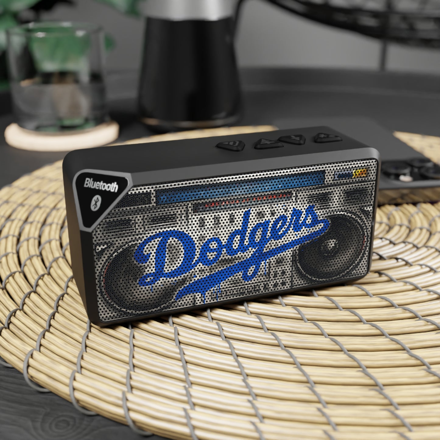 Dodgers 1980's Boom Box Bluetooth Speaker