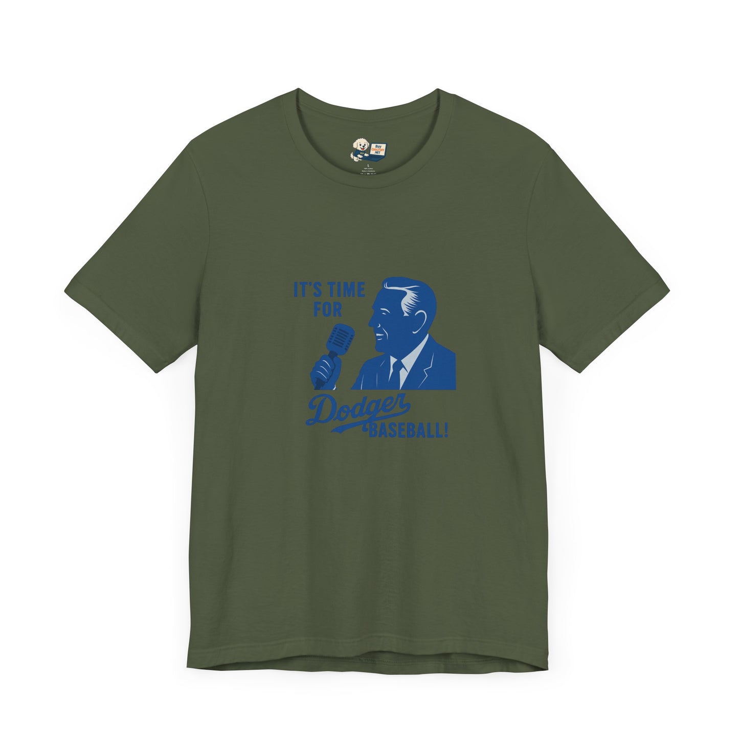Dodgers "It's Time For Dodger Baseball"  Tee - Unisex Jersey Short Sleeve