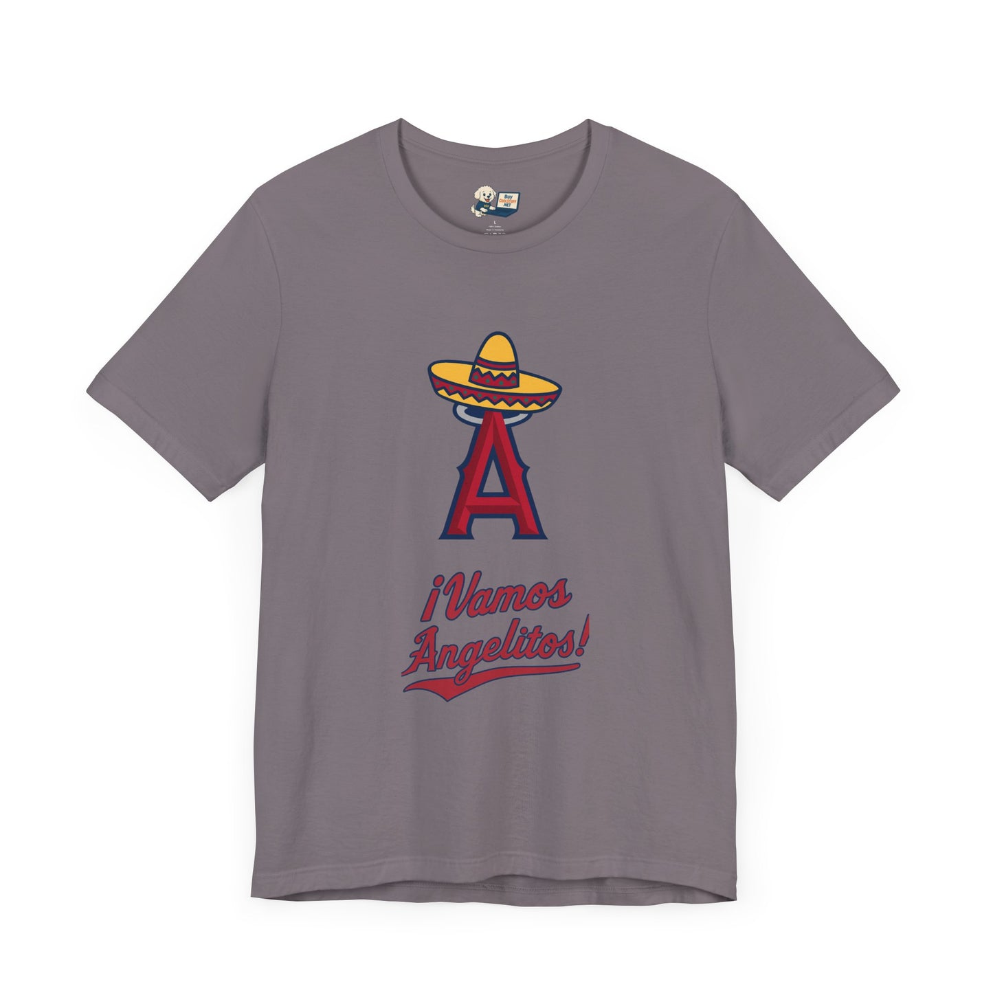 ¡Vamos Angelitos! Unisex Short Sleeve Tee - Fun and Festive Casual Wear - Angels