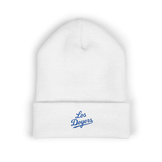 Classic Cuffed Beanie with Los Doyers Embroidery - Cozy Winter Accessory for Fans