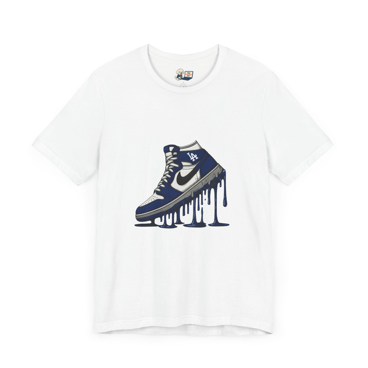 Dodgers "They Not Like Us" -Dripping Sneakers Unisex Tee - Original Design