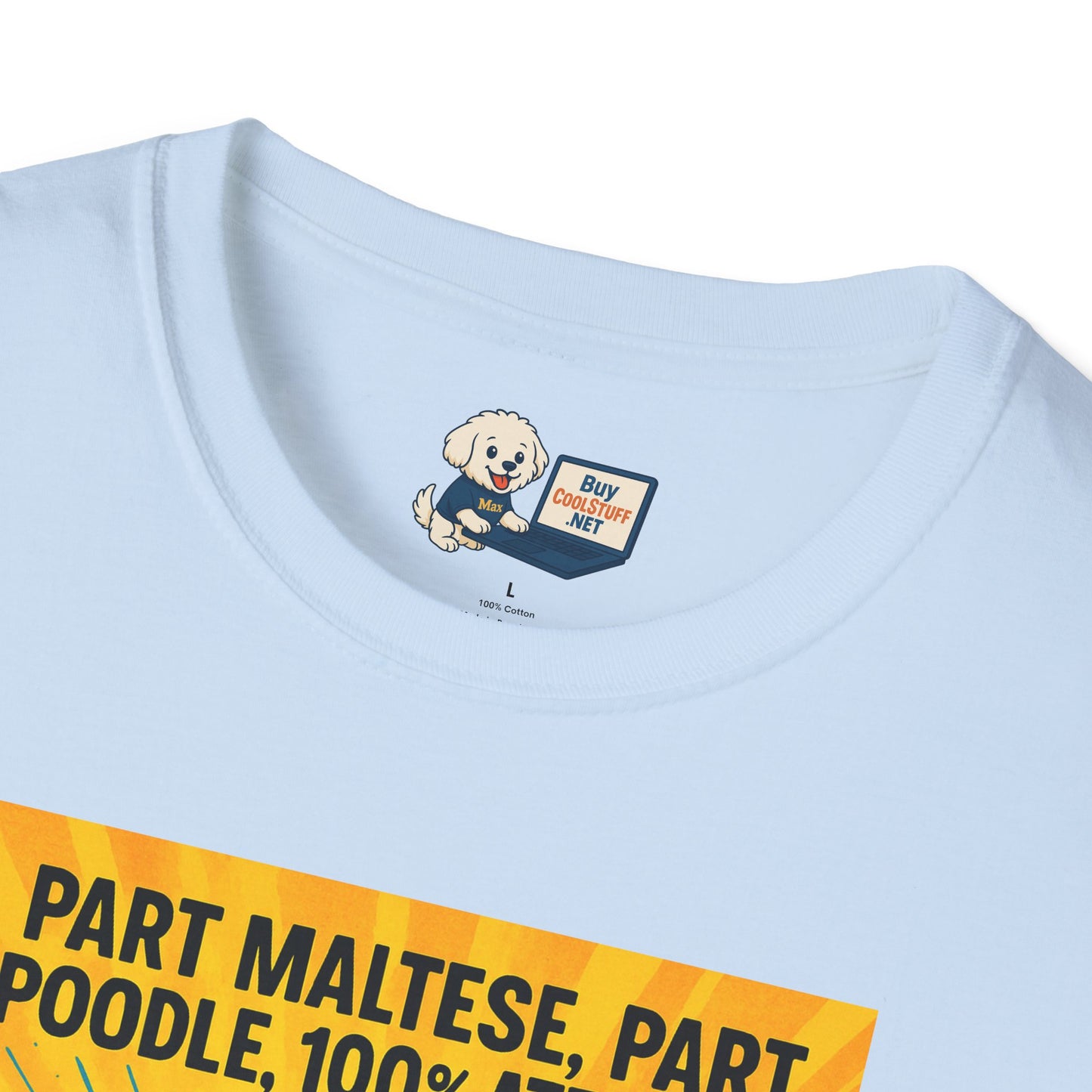 Maltipoo "Superhero" Unisex Softstyle T-Shirt – Perfect Gift for Dog Lovers!