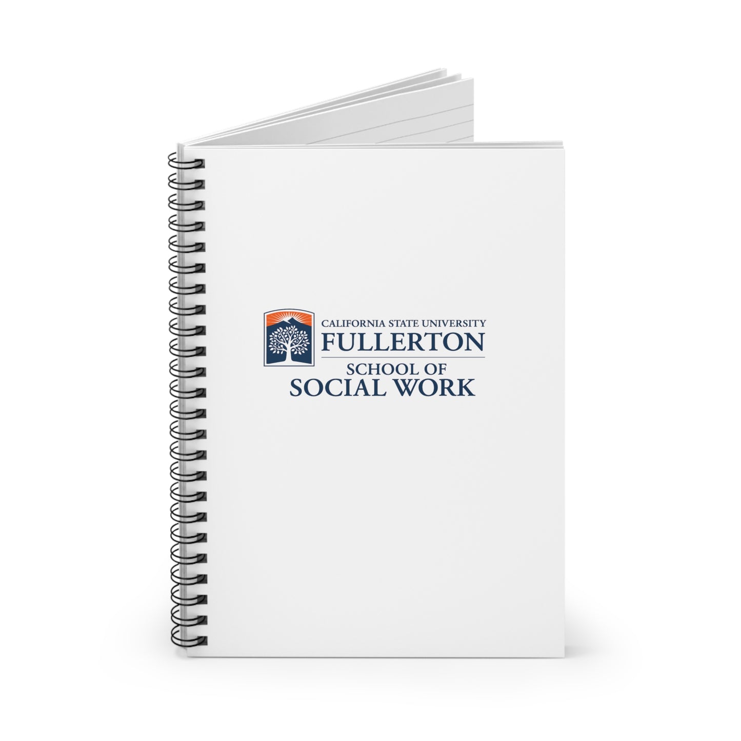 Fullerton School of Social Work Spiral Notebook - Perfect for Students & Professionals