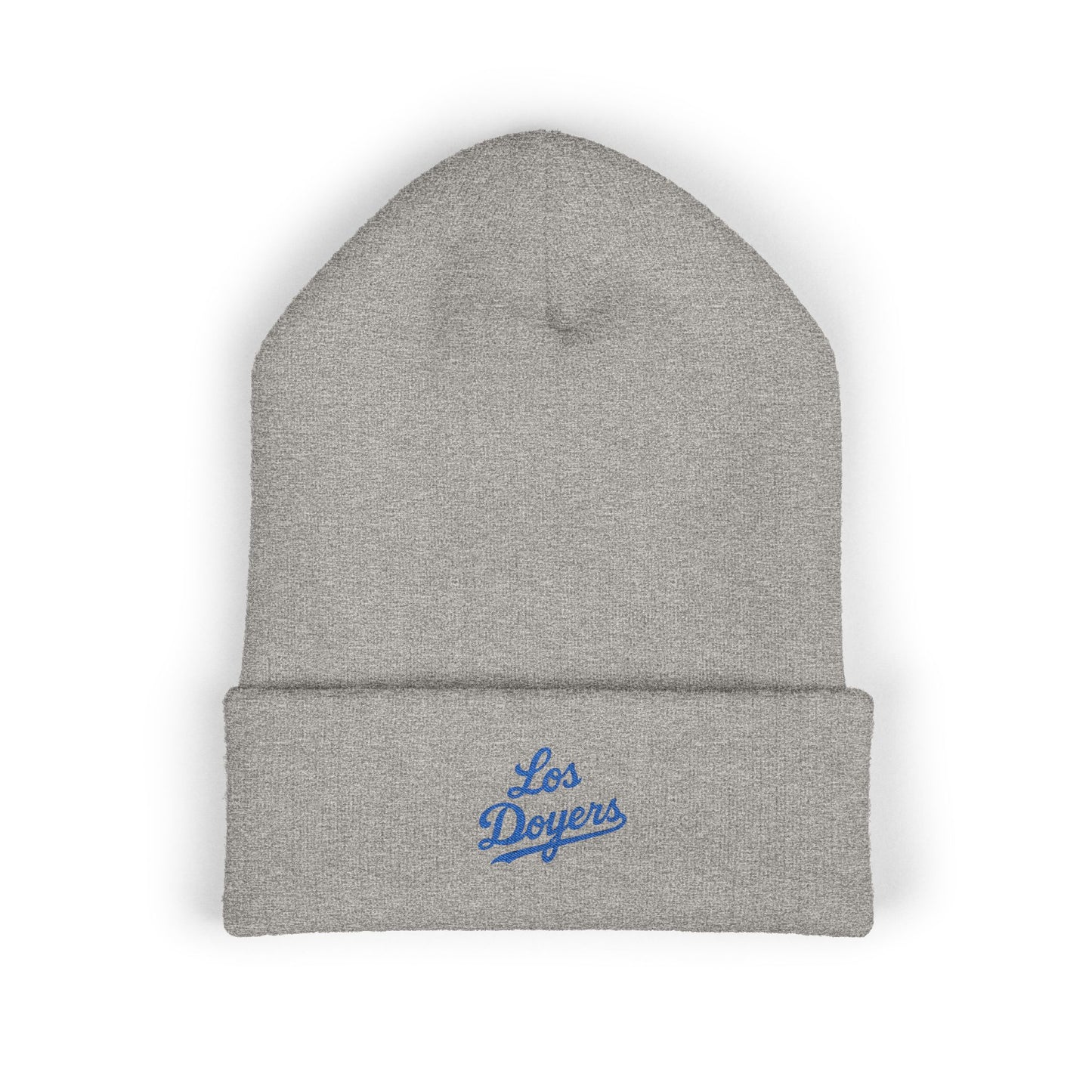 Classic Cuffed Beanie with Los Doyers Embroidery - Cozy Winter Accessory for Fans