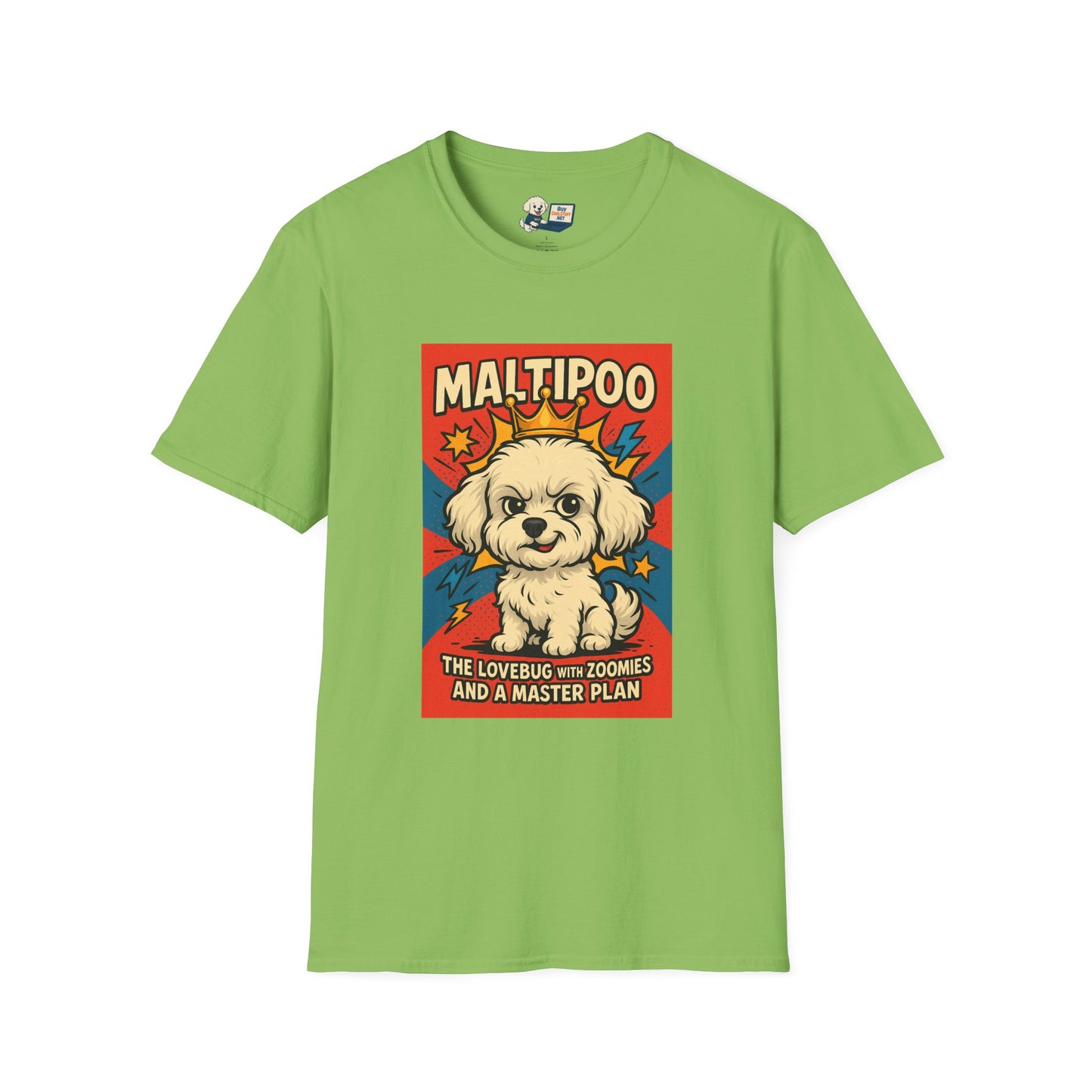 Maltipoo Lovebug Unisex Softstyle T-Shirt – Perfect Gift for Dog Lovers!