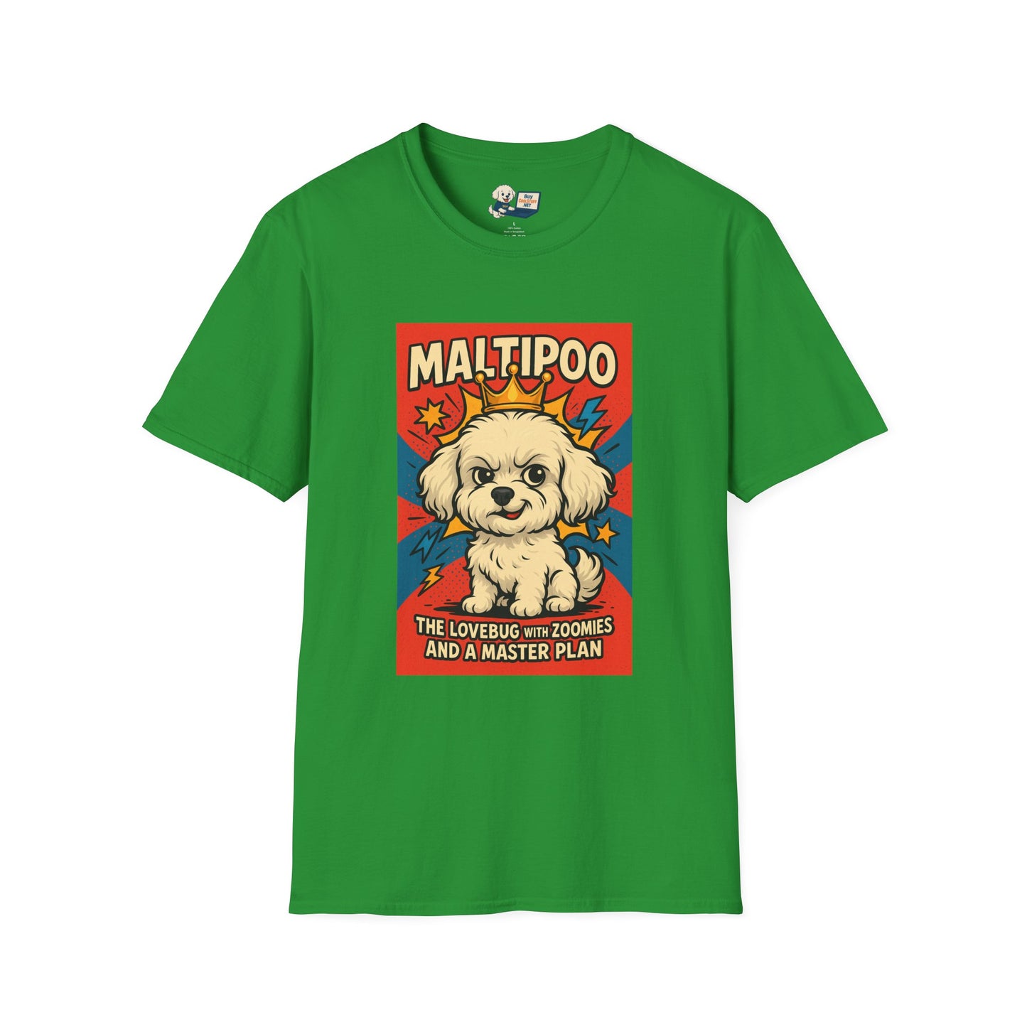 Maltipoo Lovebug Unisex Softstyle T-Shirt – Perfect Gift for Dog Lovers!