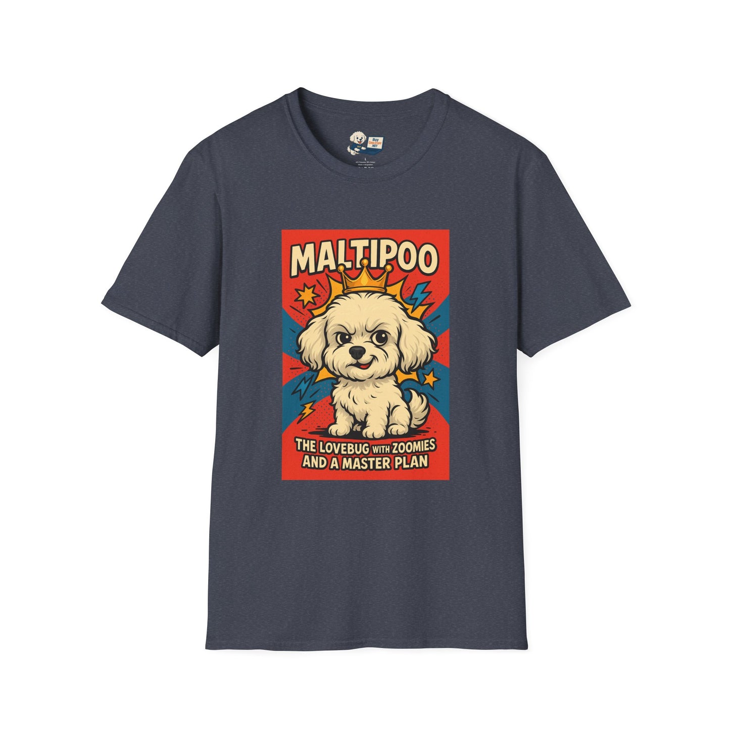 Maltipoo Lovebug Unisex Softstyle T-Shirt – Perfect Gift for Dog Lovers!