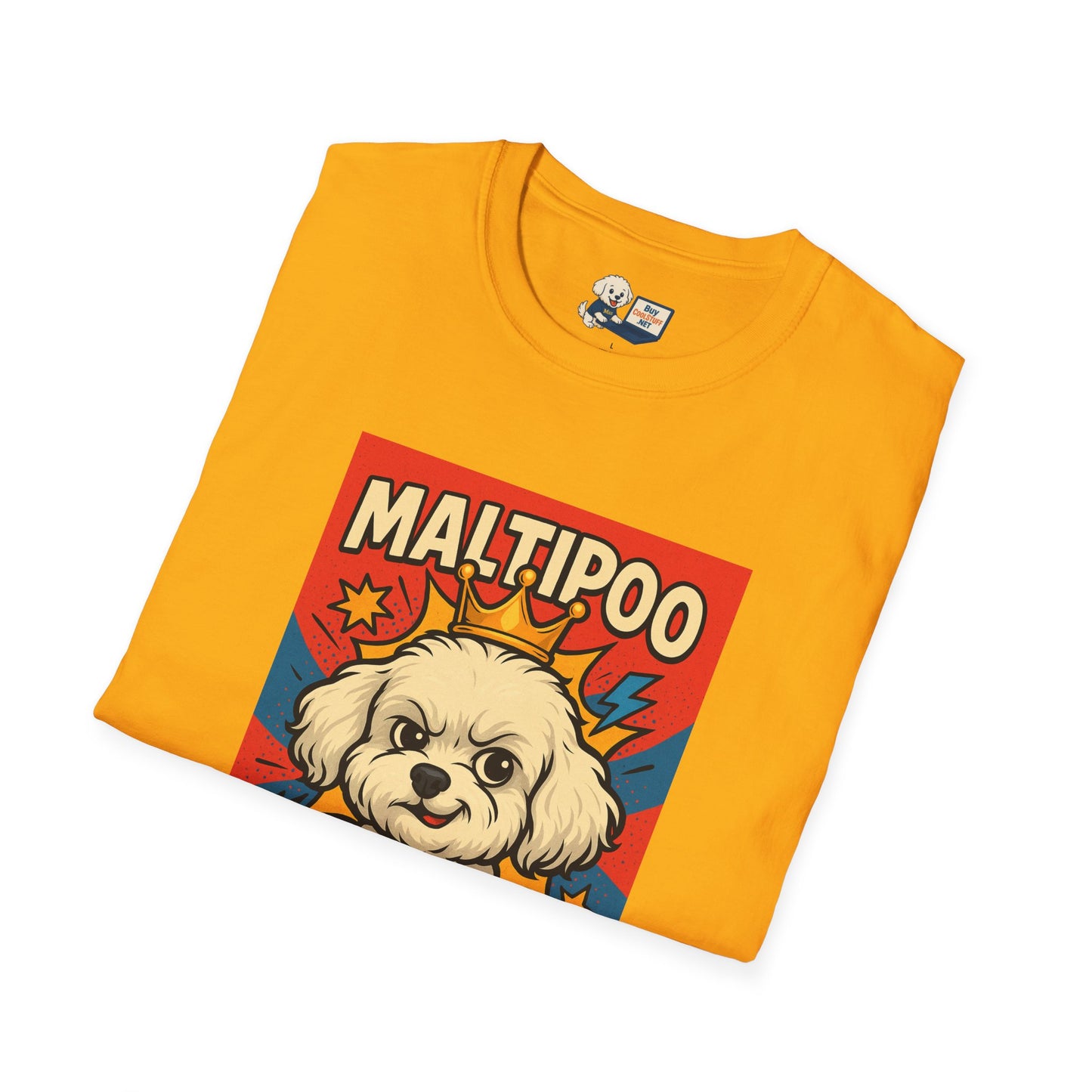 Maltipoo Lovebug Unisex Softstyle T-Shirt – Perfect Gift for Dog Lovers!