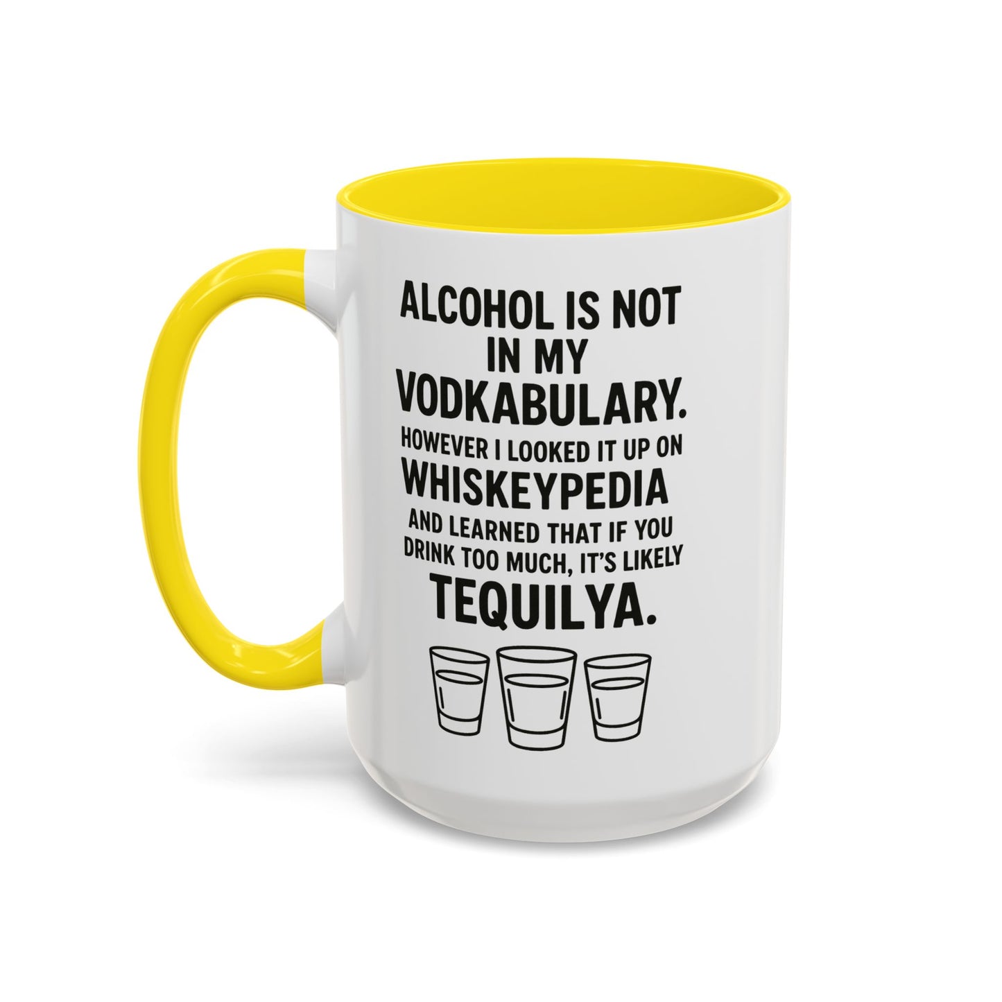 Funny "VODABULARY" Coffee Mug - 15oz - Perfect for Parties and Gifts