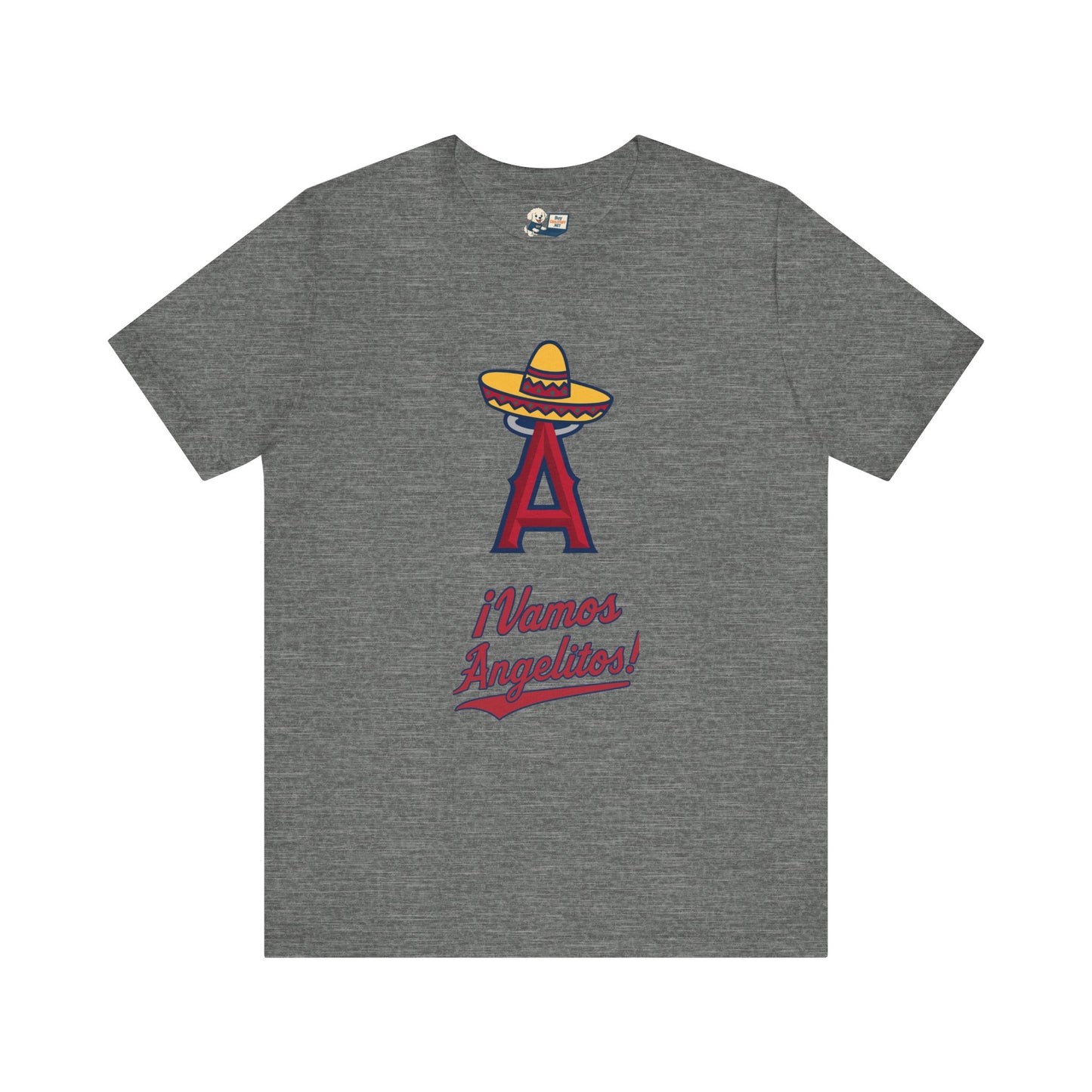 ¡Vamos Angelitos! Unisex Short Sleeve Tee - Fun and Festive Casual Wear - Angels