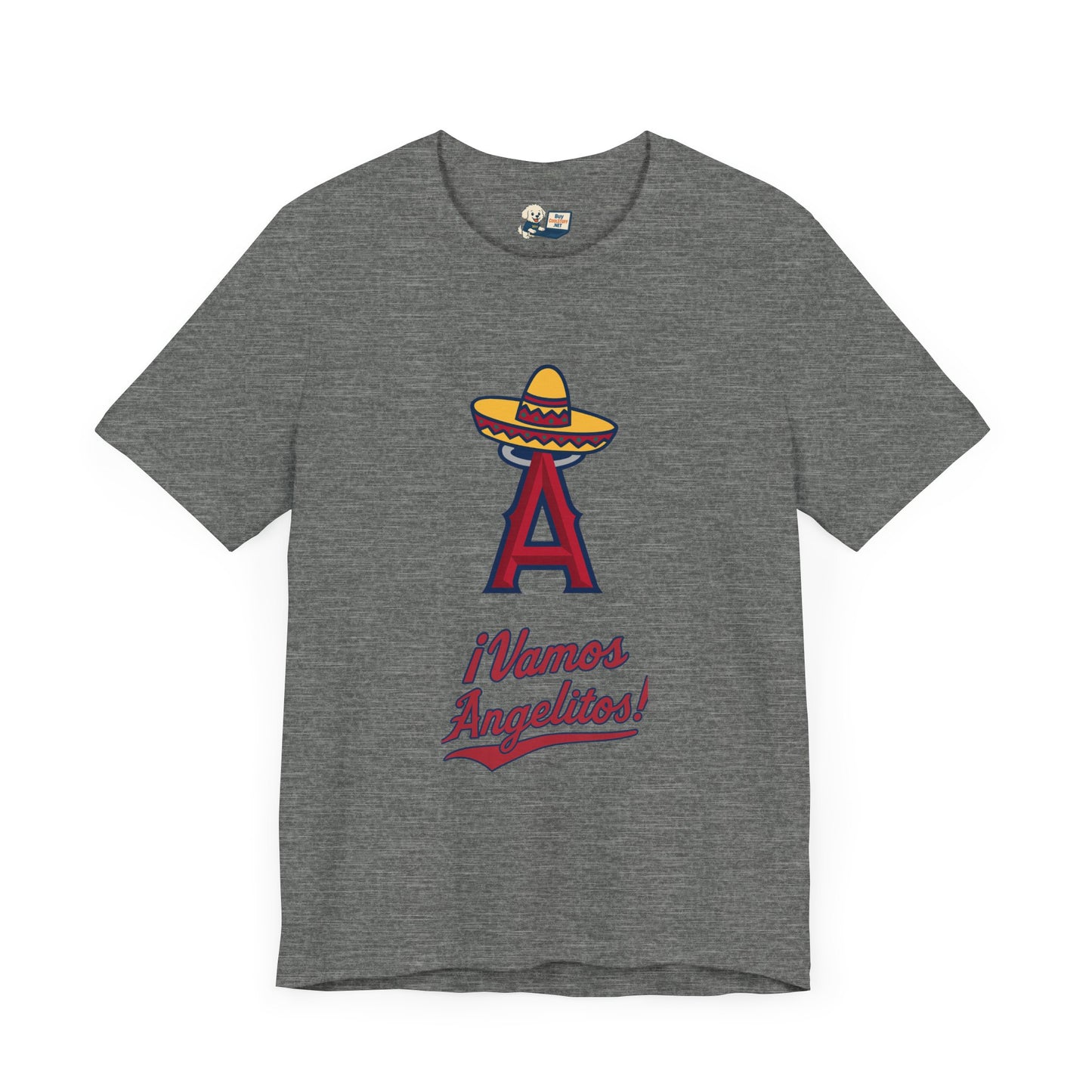 ¡Vamos Angelitos! Unisex Short Sleeve Tee - Fun and Festive Casual Wear - Angels