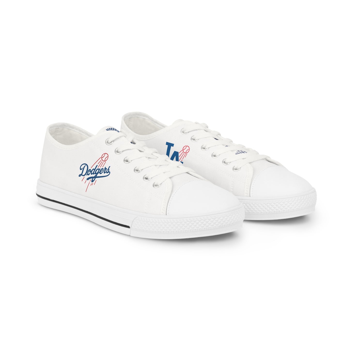 Men's Custom Dodger Low Top Sneakers for Sports Enthusiasts