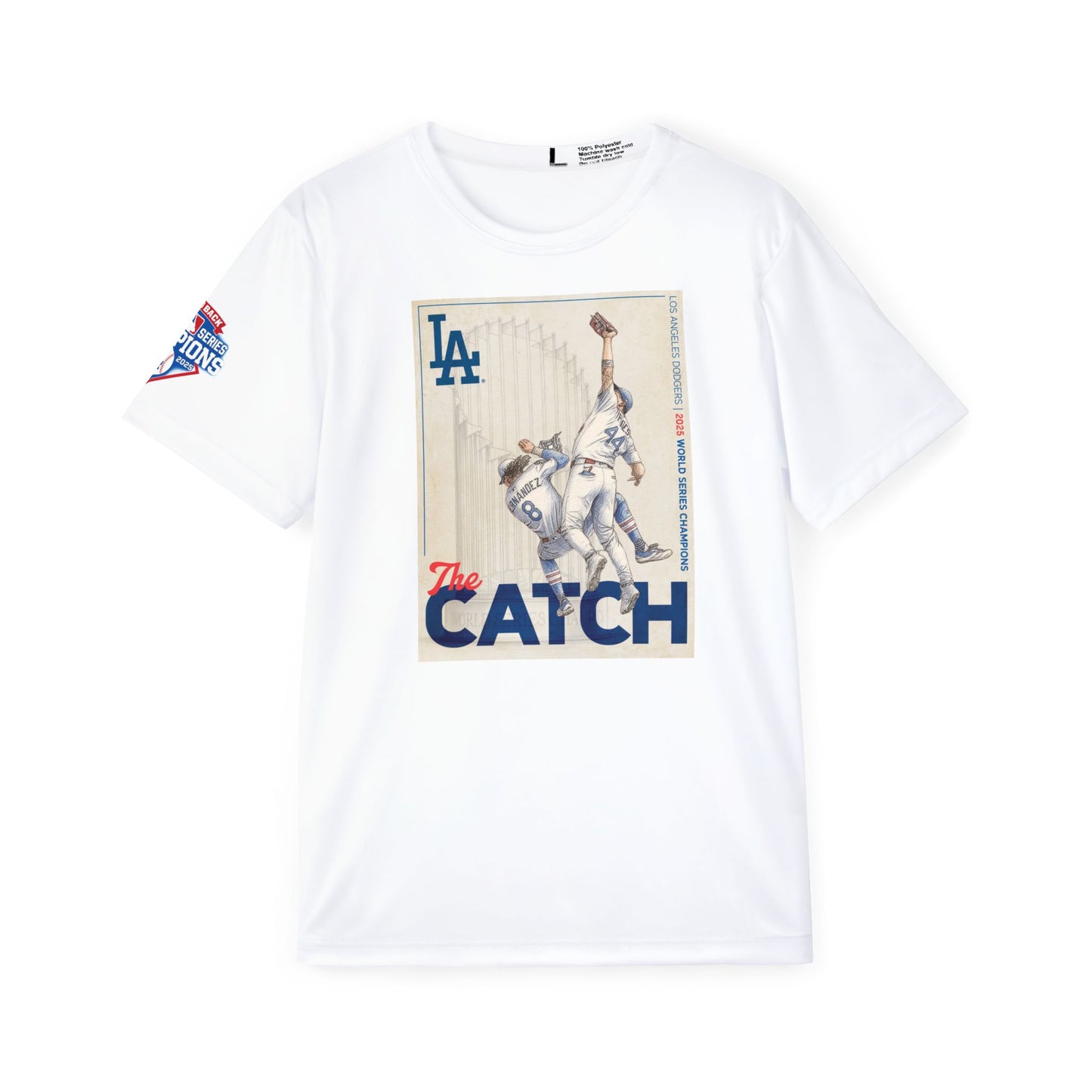 Dodgers Kike & Pages “The Catch” Tee – 2025 World Series Edition - Limited Edition