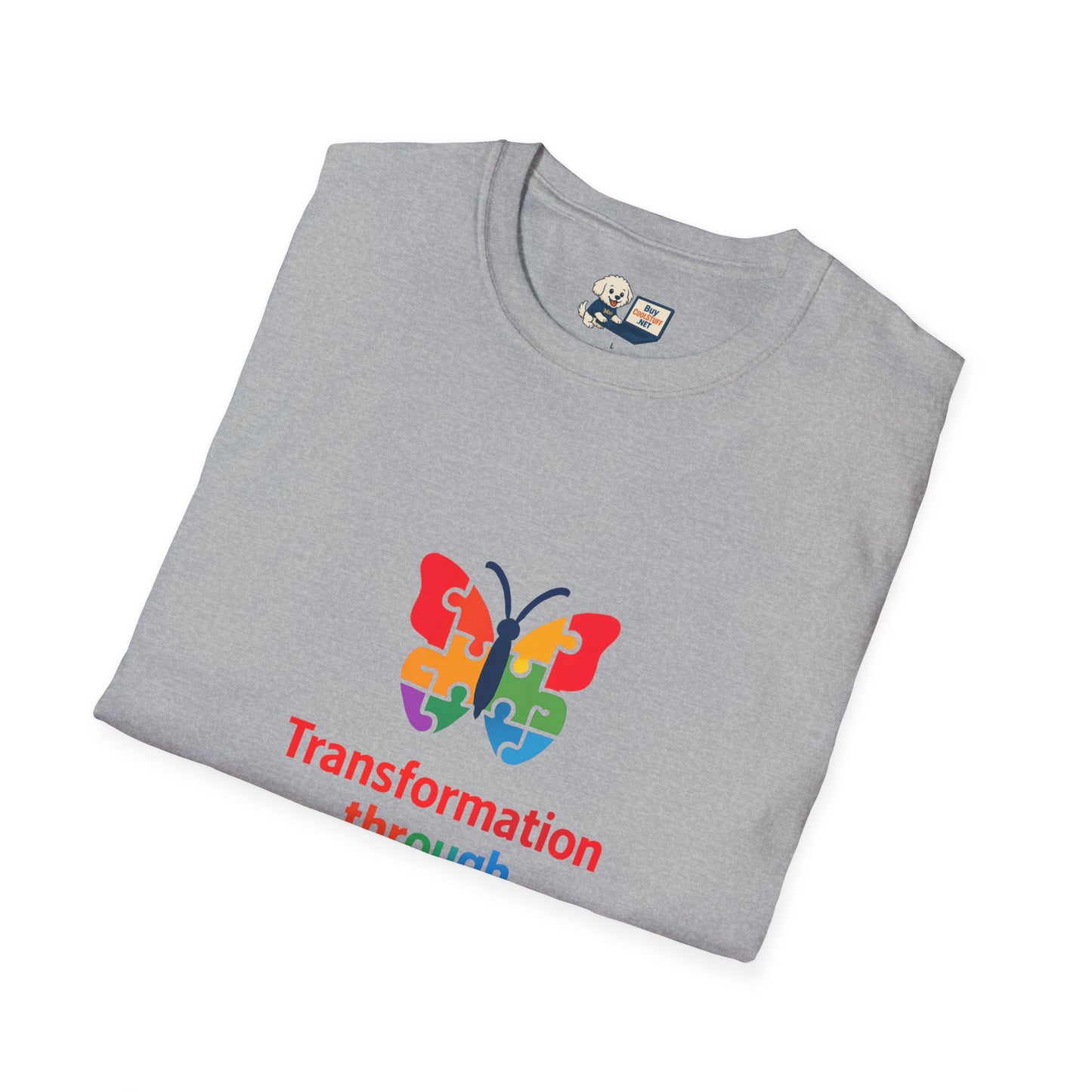 Autism Awareness - "Transformation Through Understanding" -  Unisex Softstyle T-Shirt (Various Colors)
