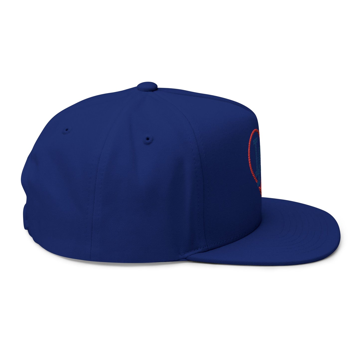 L.A. Heart Embroidered Flat Bill Cap - Perfect Gift for Men & Women