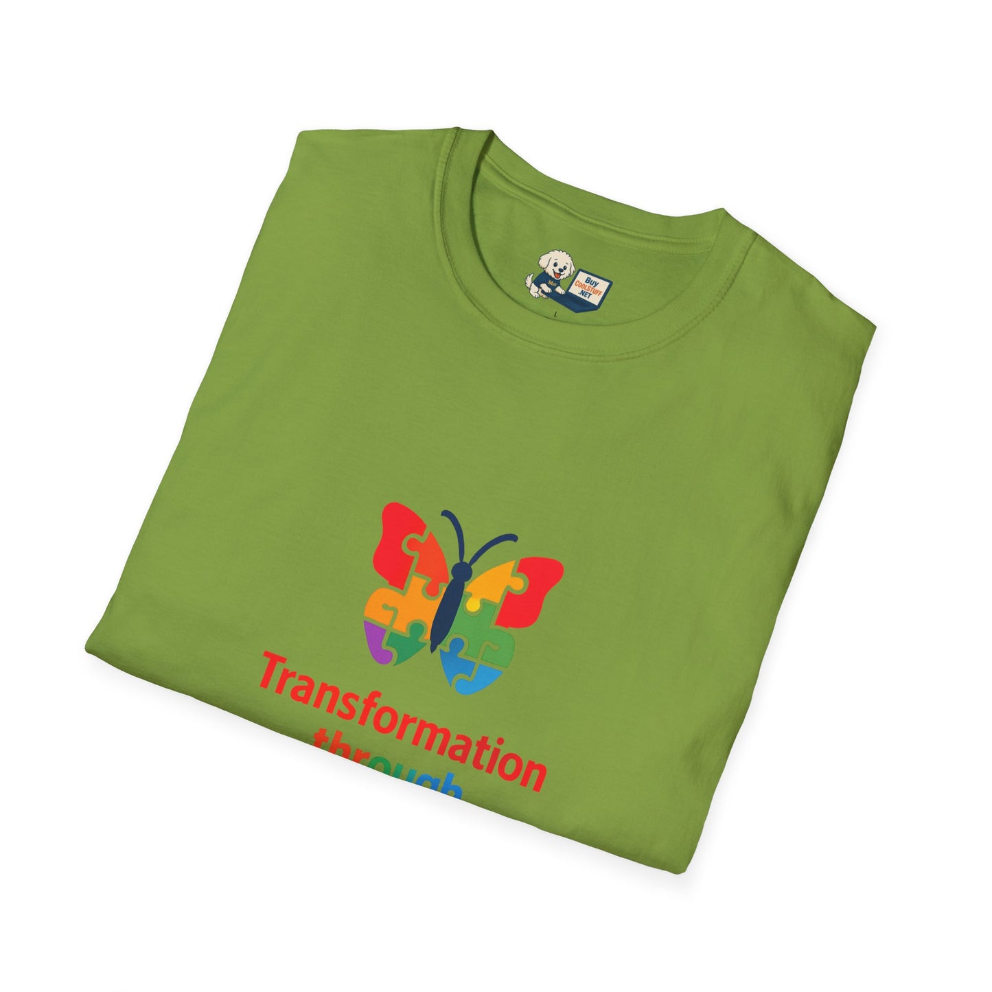 Autism Awareness - "Transformation Through Understanding" -  Unisex Softstyle T-Shirt (Various Colors)