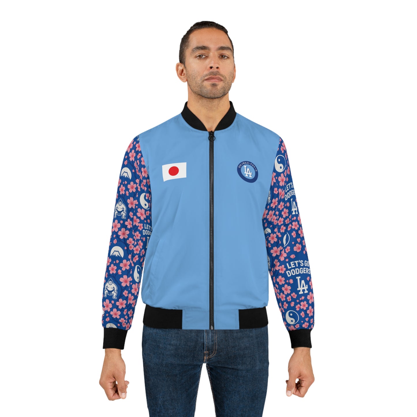 Dodgers - Japanese Players - Bomber Jacket - Blue