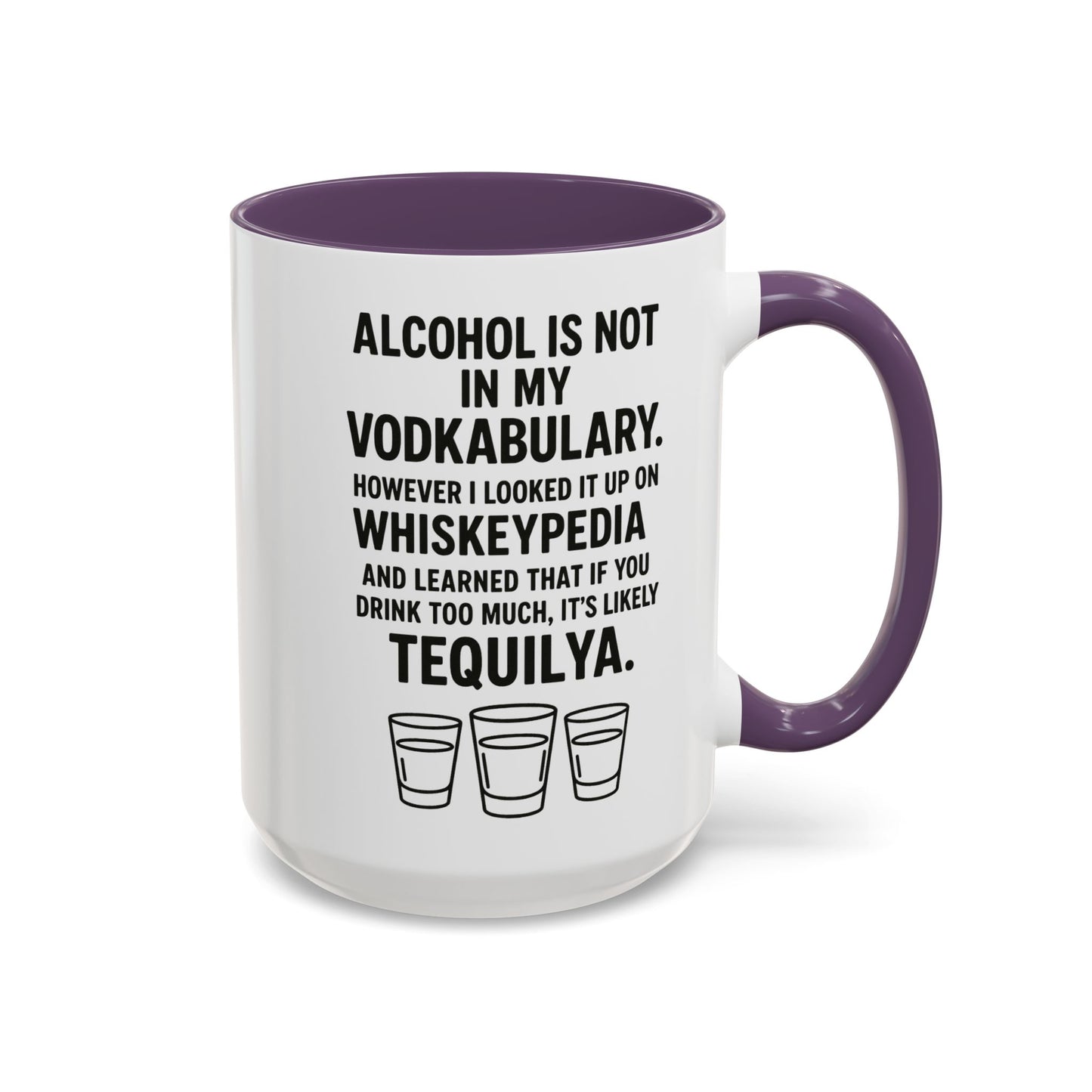 Funny "VODABULARY" Coffee Mug - 15oz - Perfect for Parties and Gifts