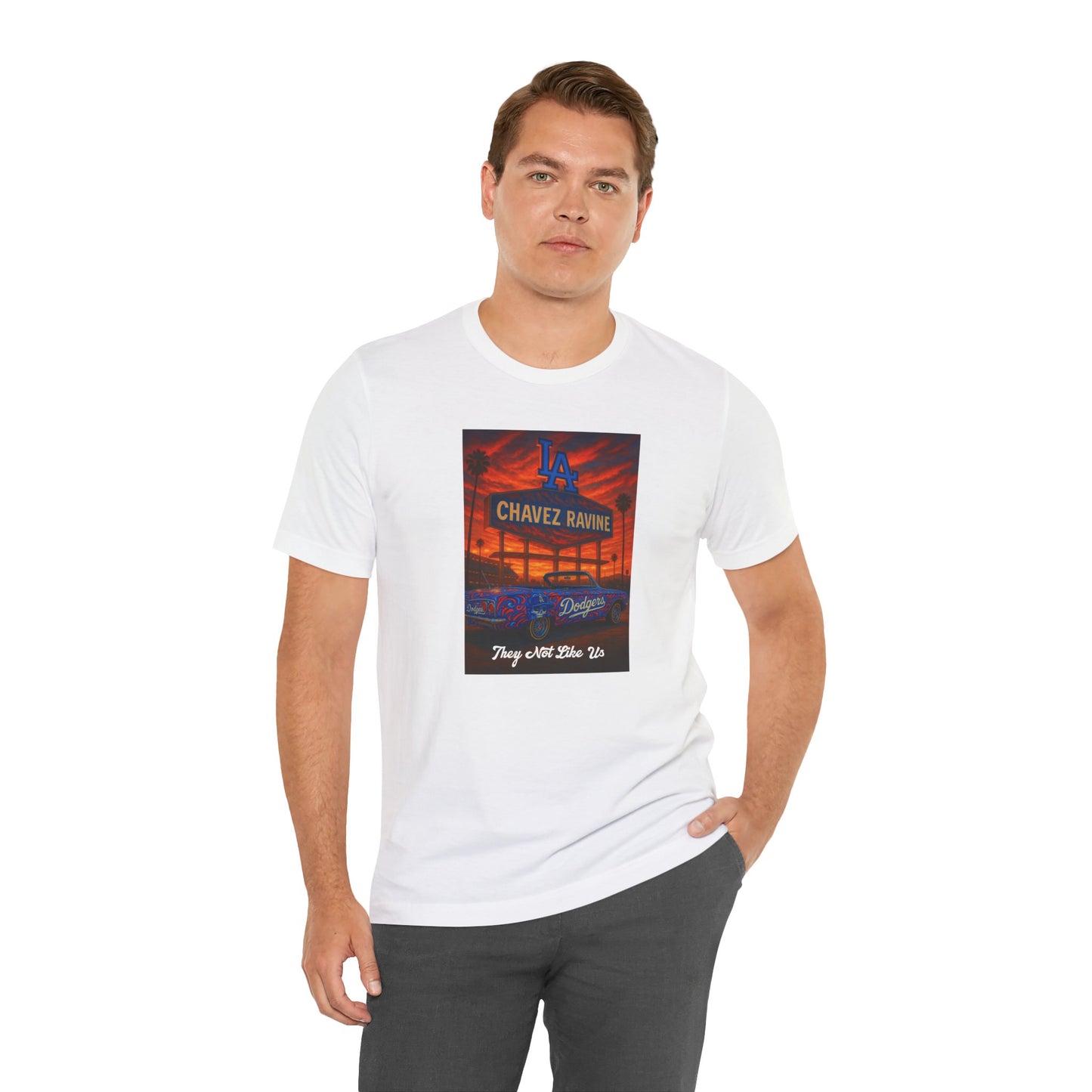 Dodgers Low Rider "Chavez Ravine"  Tee - Unisex Jersey Short Sleeve